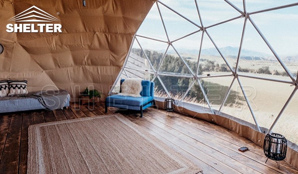 New Zealand Dome - shelter dome tent - glamping dome