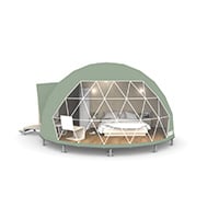 dome tent - glamping dome tent - diameter 6m dome tent