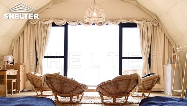 luxury glamping tent - glamping tent for sales - cocoon tent - glamping tent (3)